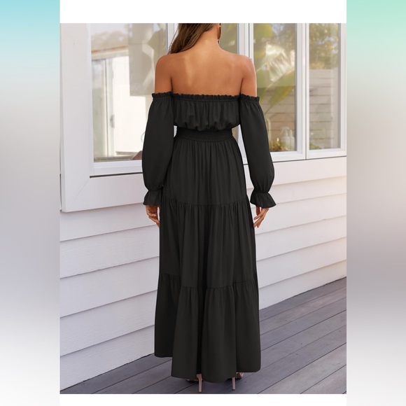 Women’s boho off the shoulder dress - Picture 2 of 8